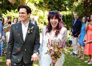 Photo by Lizzy Morris wedding at abbotsbury subtropical gardens